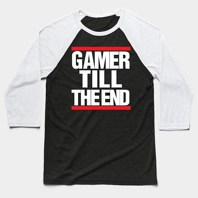 Game Till The End Baseball T-Shirt by YasudaArt